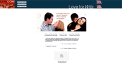 Desktop Screenshot of loveforwits.com